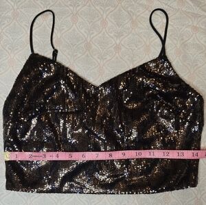 Sequin Crop
